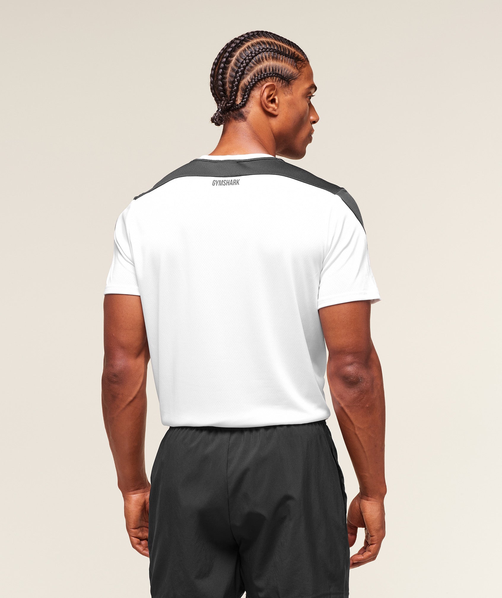 Gymshark Arrival Block T-Shirt White