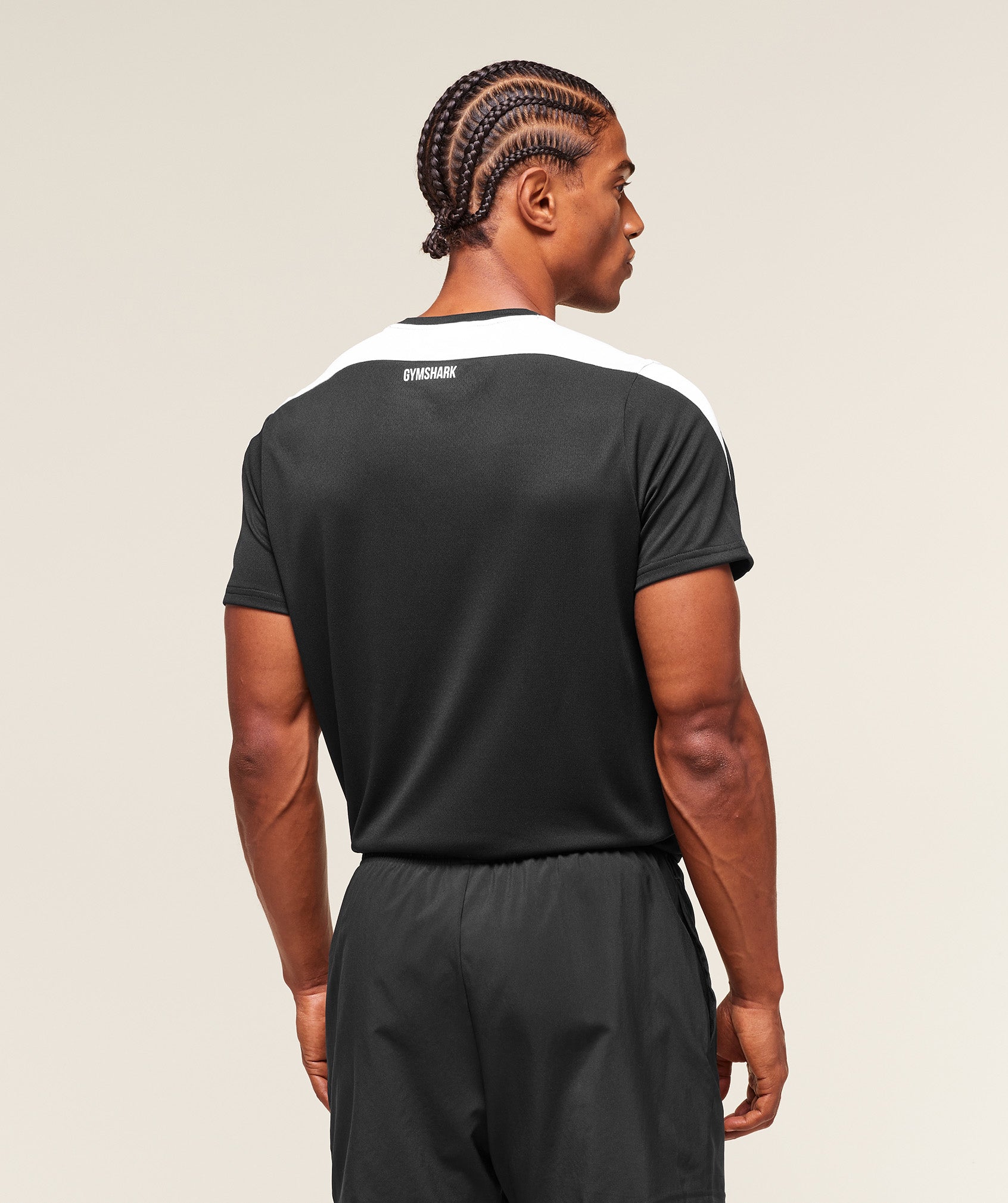 Gymshark Arrival Block T-Shirt Black