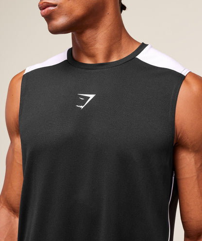 Gymshark Arrival Block Tank Black