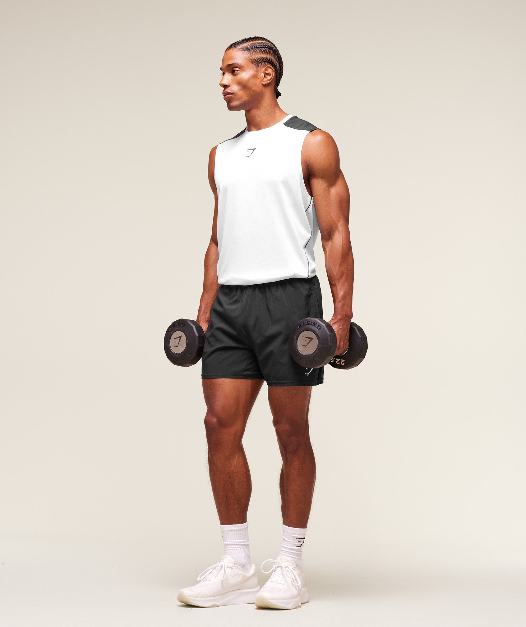 Gymshark Arrival Block Tank White