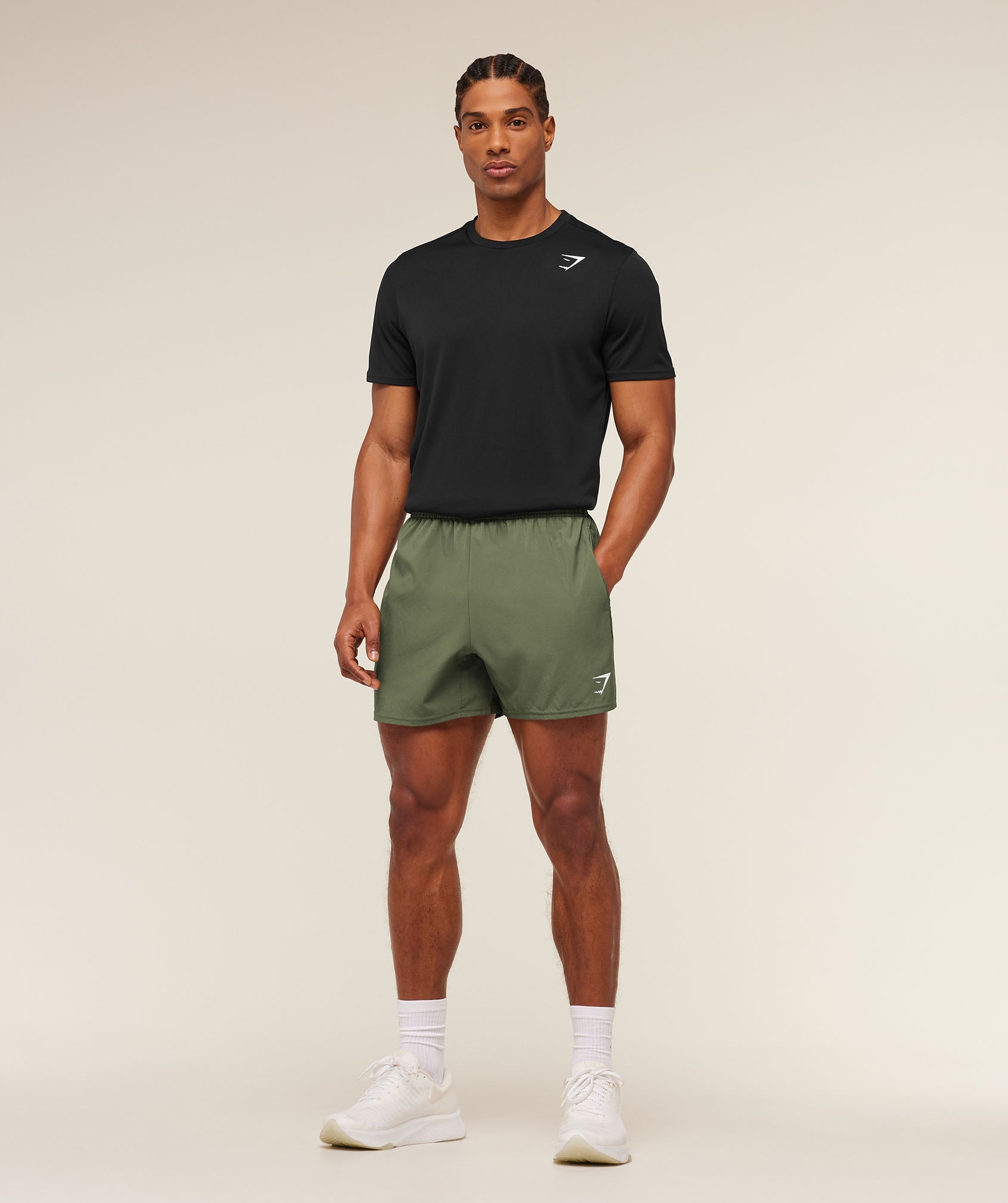 Gymshark Arrival 5" Shorts Core Olive