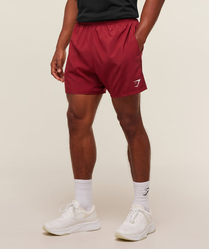 Gymshark Arrival 5" Shorts Athletic Burgundy