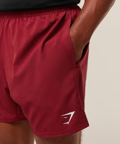 Gymshark Arrival 5" Shorts Athletic Burgundy