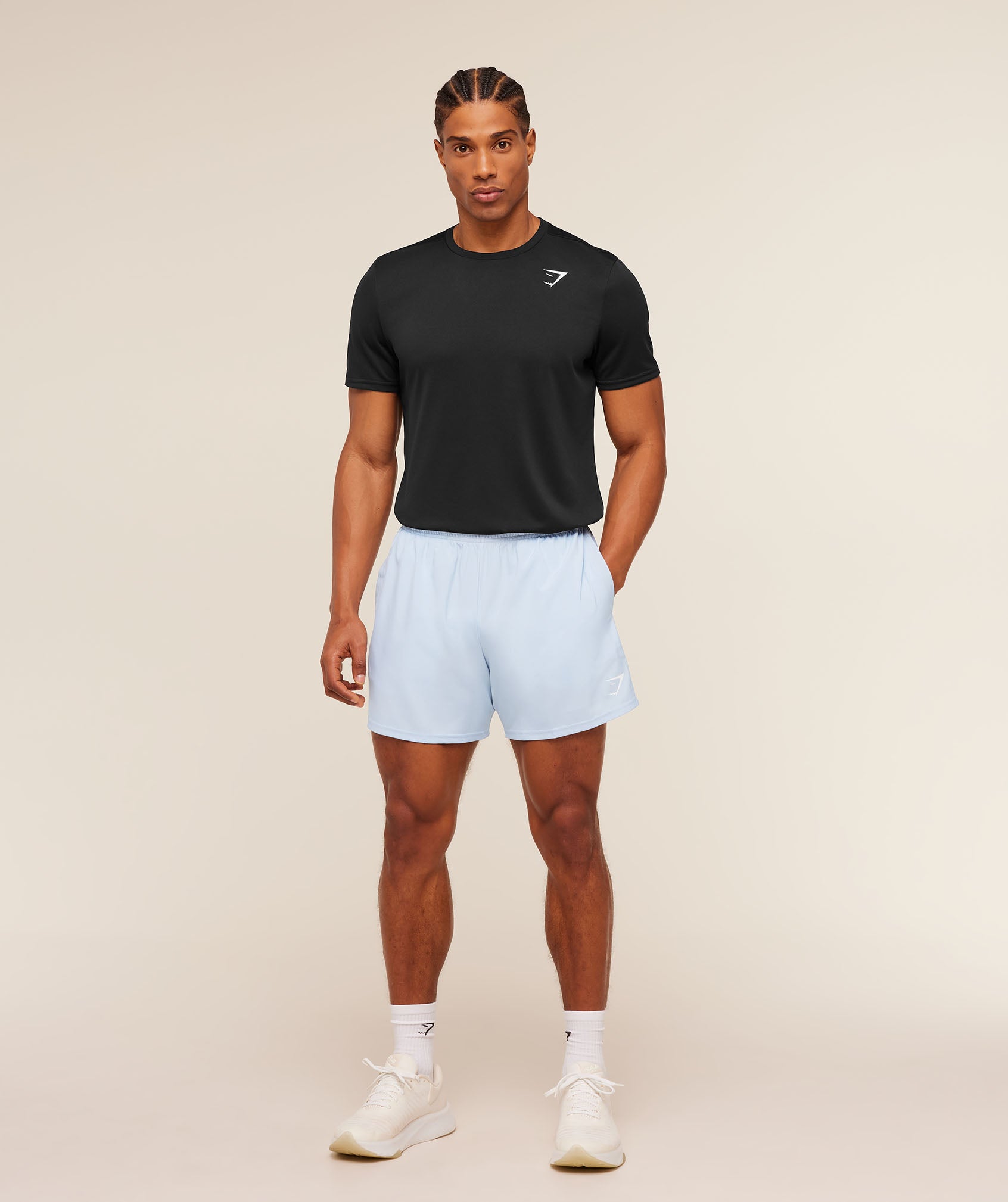 Gymshark Arrival 5" Shorts Chilled Blue