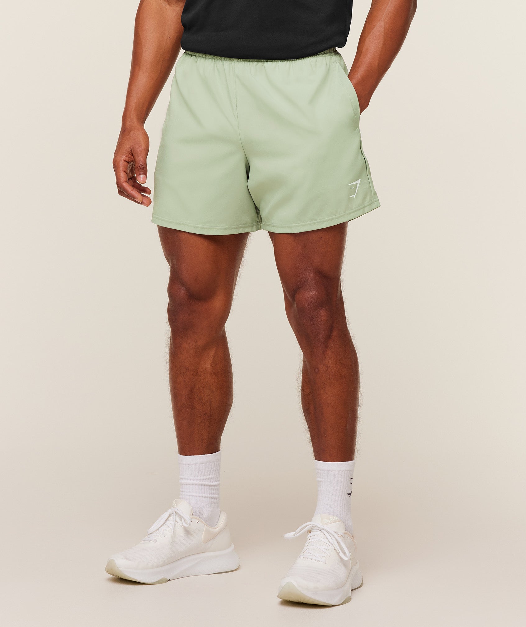 Gymshark Arrival 5" Shorts Gs Haze Green