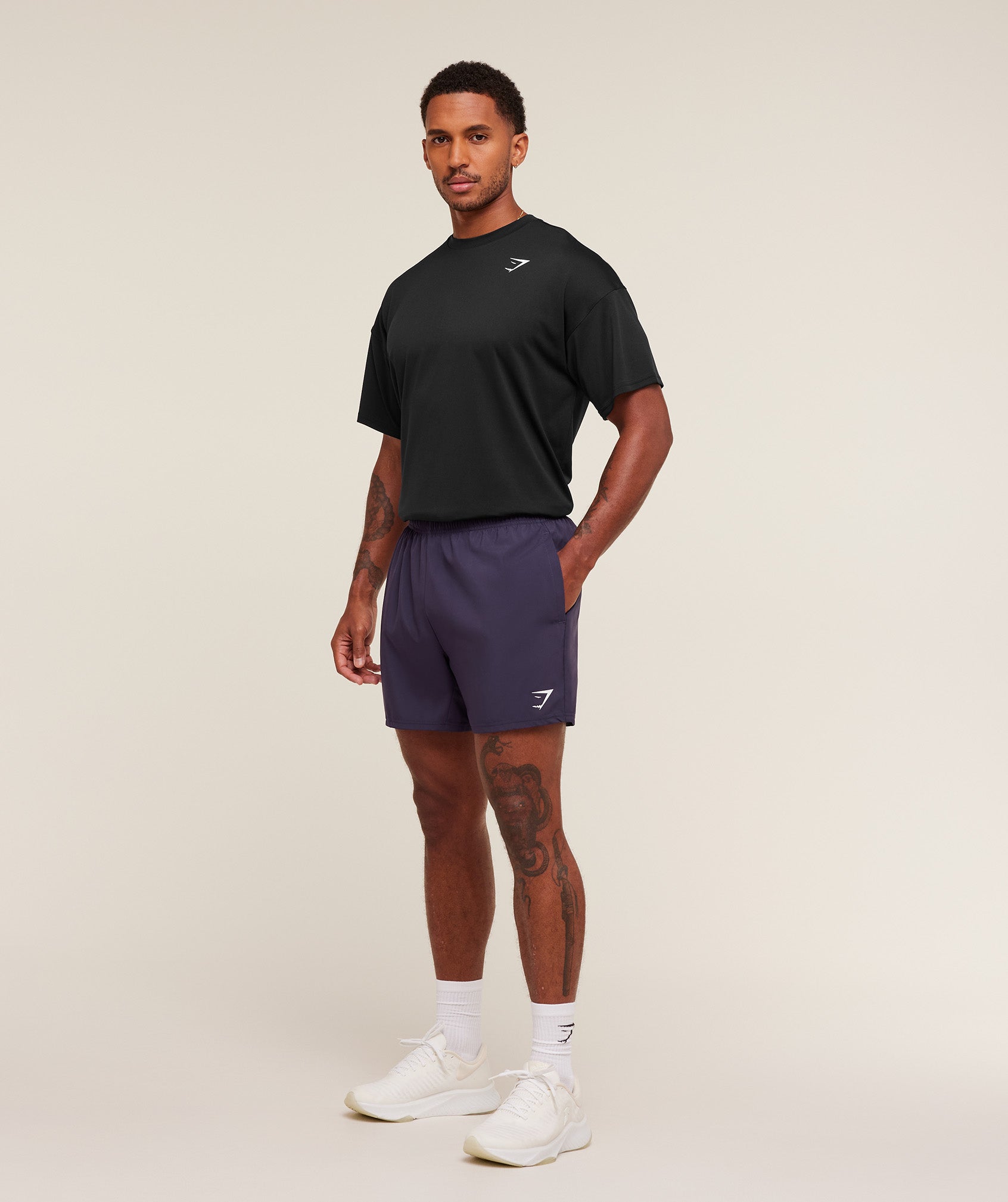 Gymshark Arrival 5" Shorts Midnight Purple