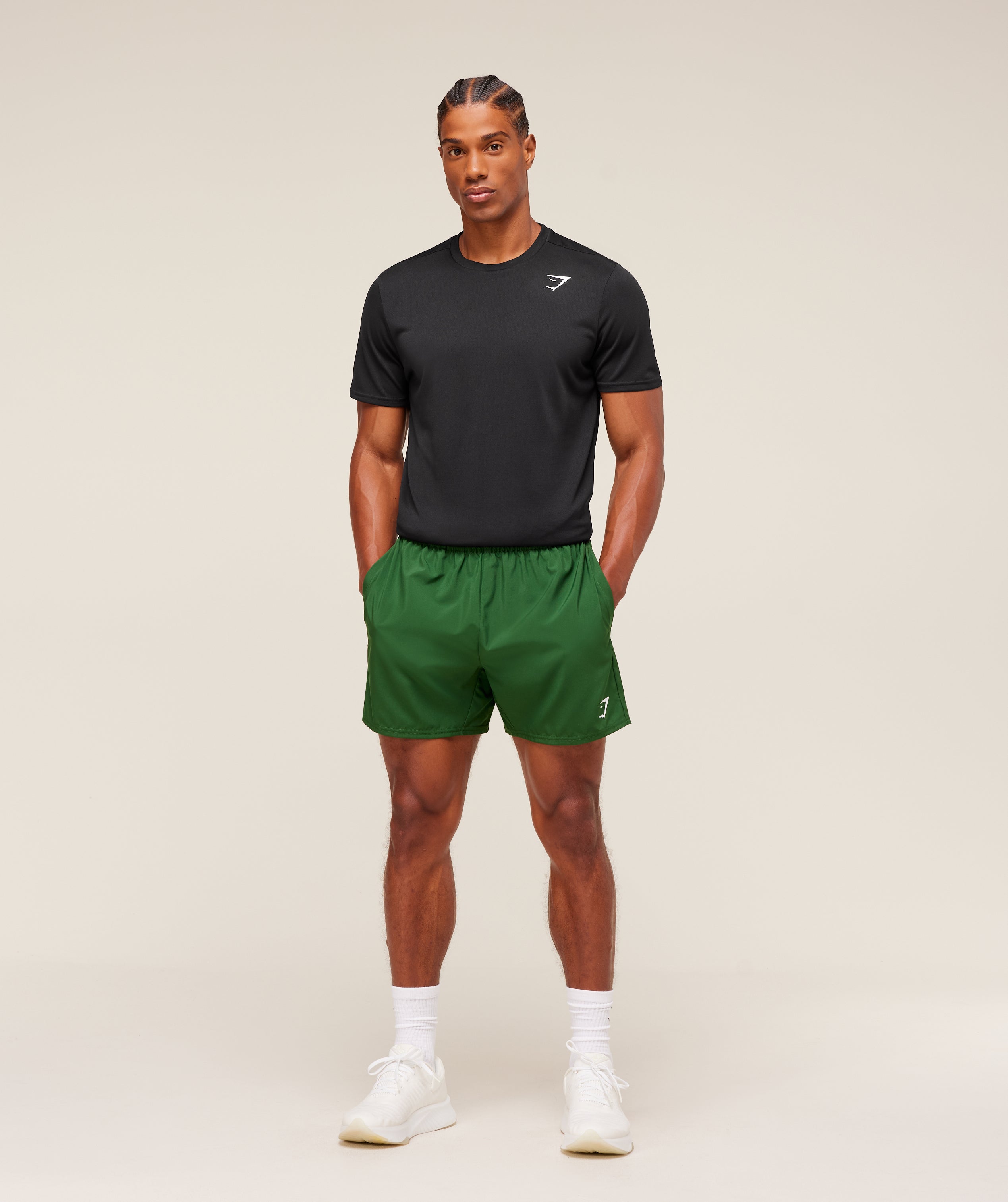 Gymshark Arrival 5" Shorts Athletic Green