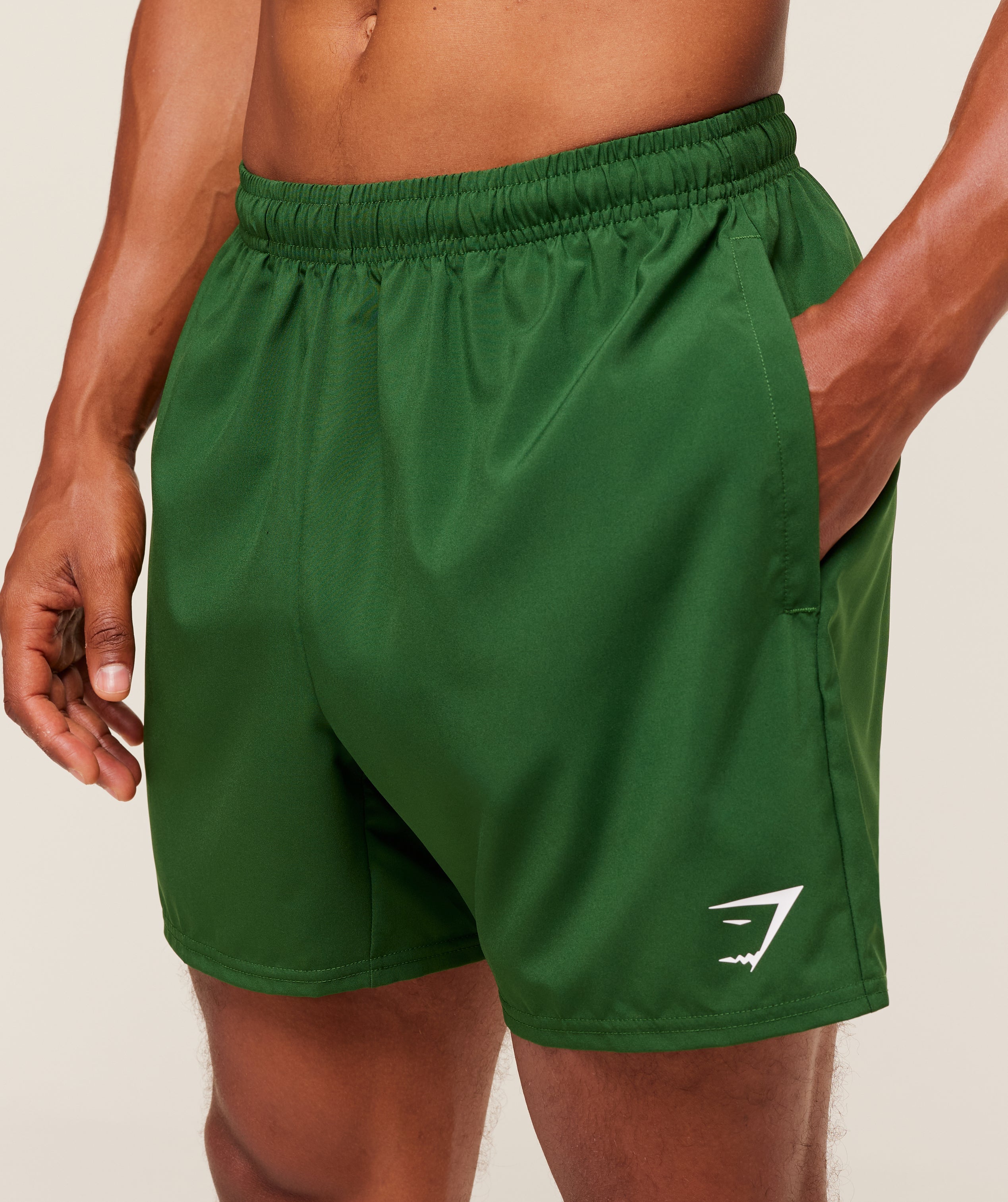 Gymshark Arrival 5" Shorts Athletic Green