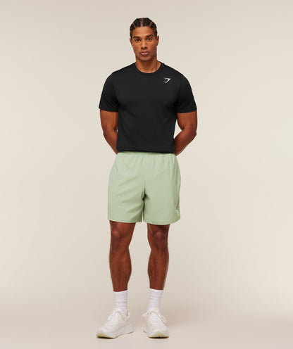 Gymshark Arrival 7" Shorts Gs Haze Green