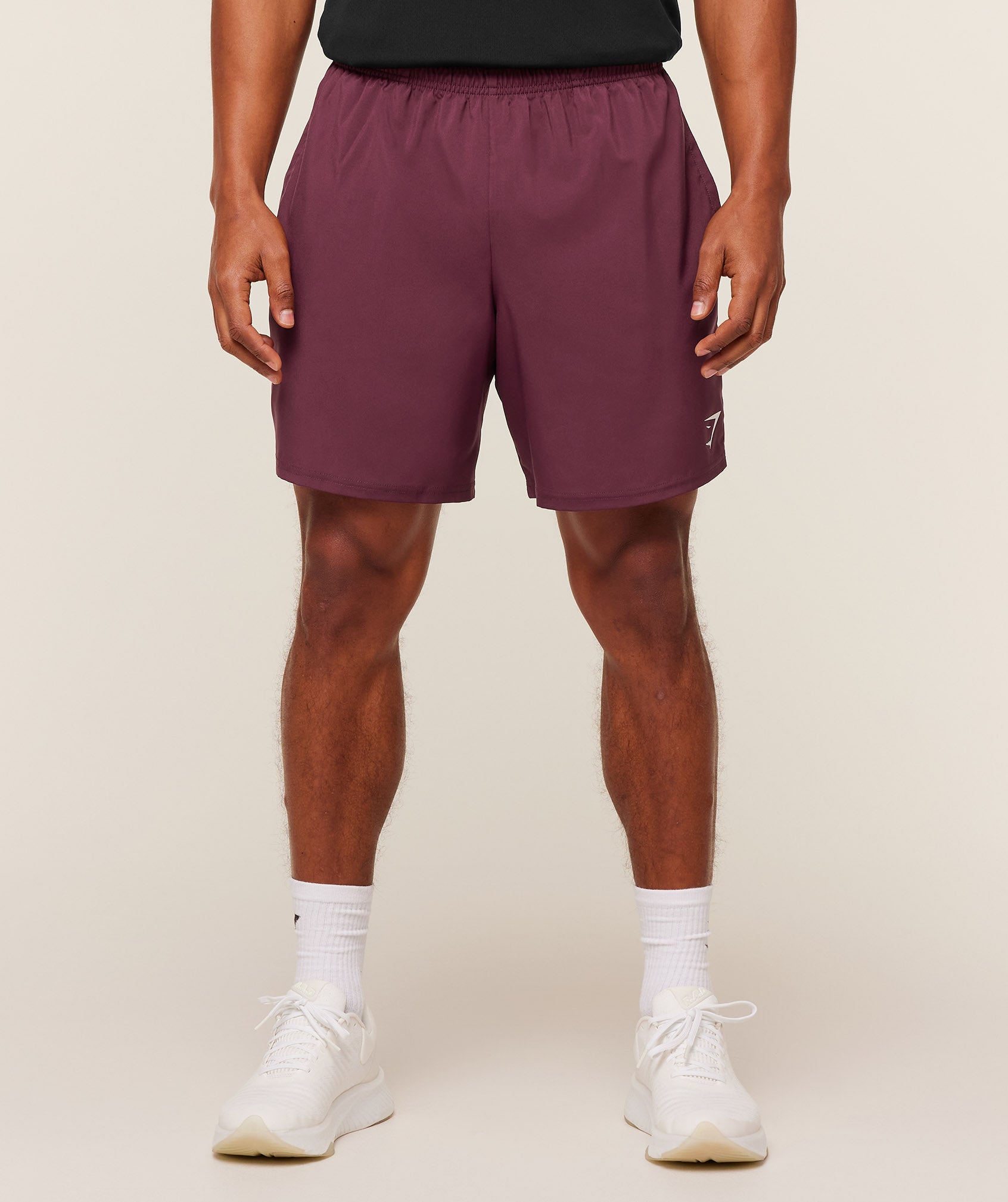 Gymshark Arrival 7" Shorts Gs Impact Burgundy