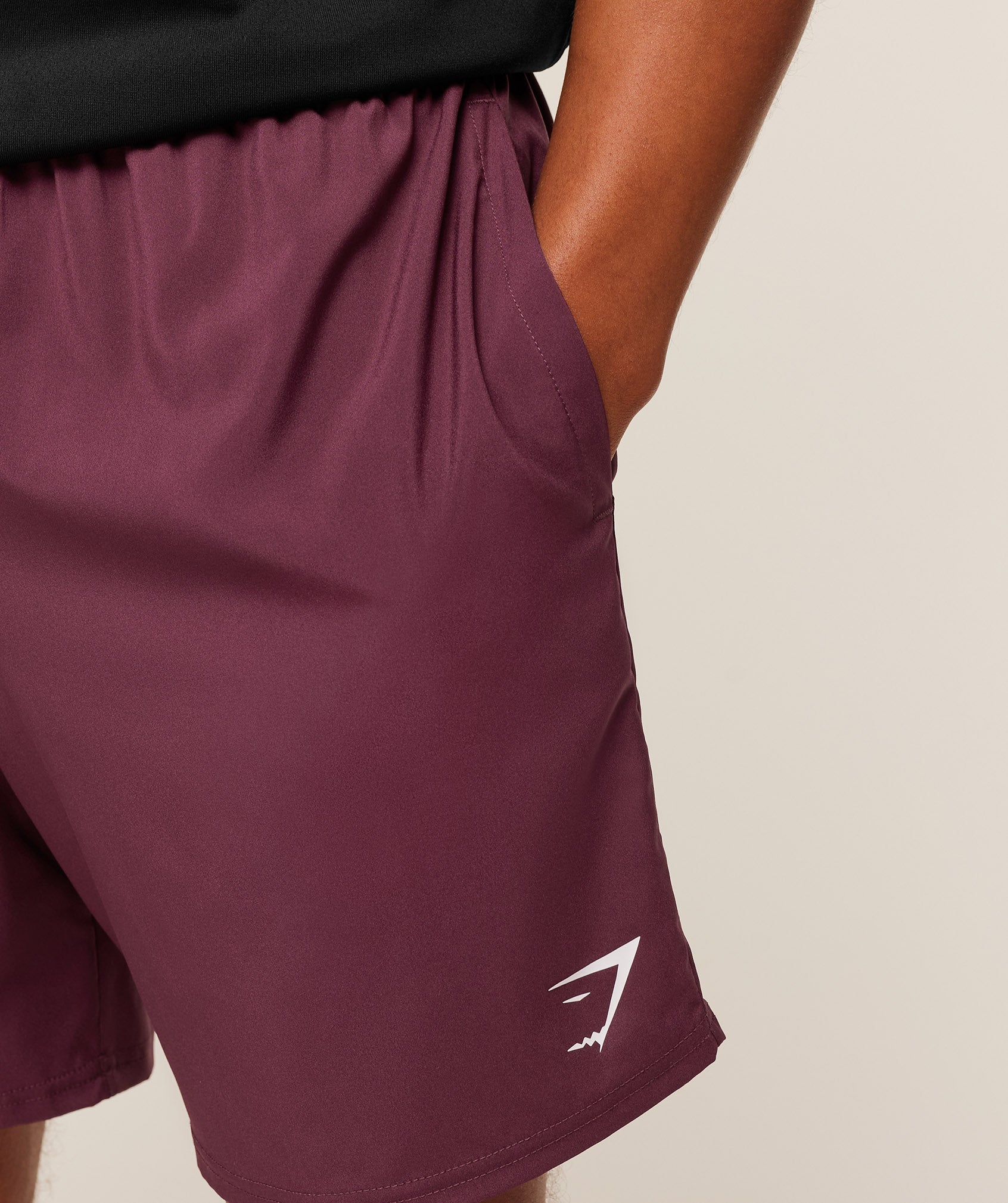 Gymshark Arrival 7" Shorts Gs Impact Burgundy