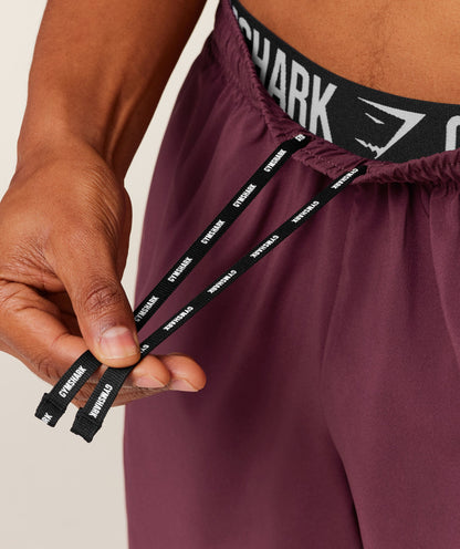 Gymshark Arrival 7" Shorts Gs Impact Burgundy