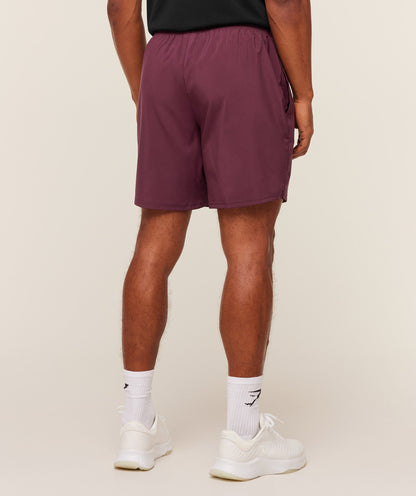 Gymshark Arrival 7" Shorts Gs Impact Burgundy