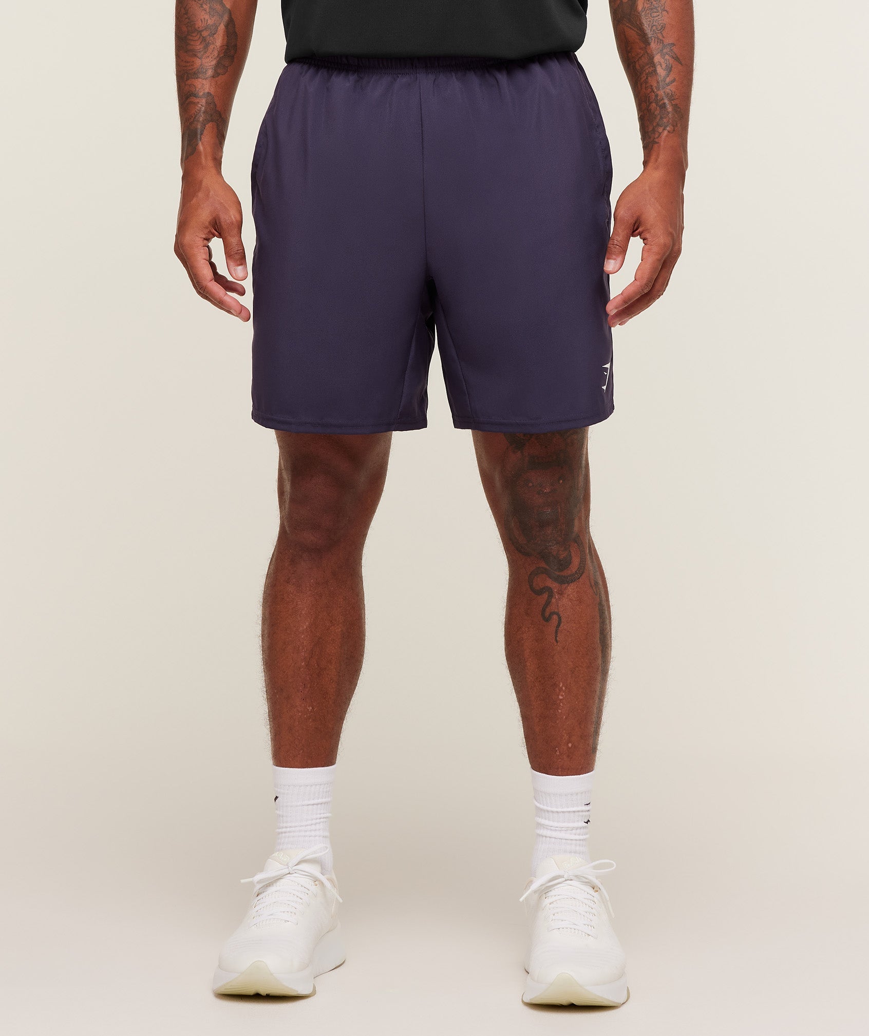 Gymshark Arrival 7" Shorts Midnight Purple