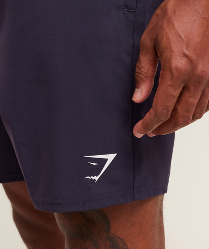 Gymshark Arrival 7" Shorts Midnight Purple