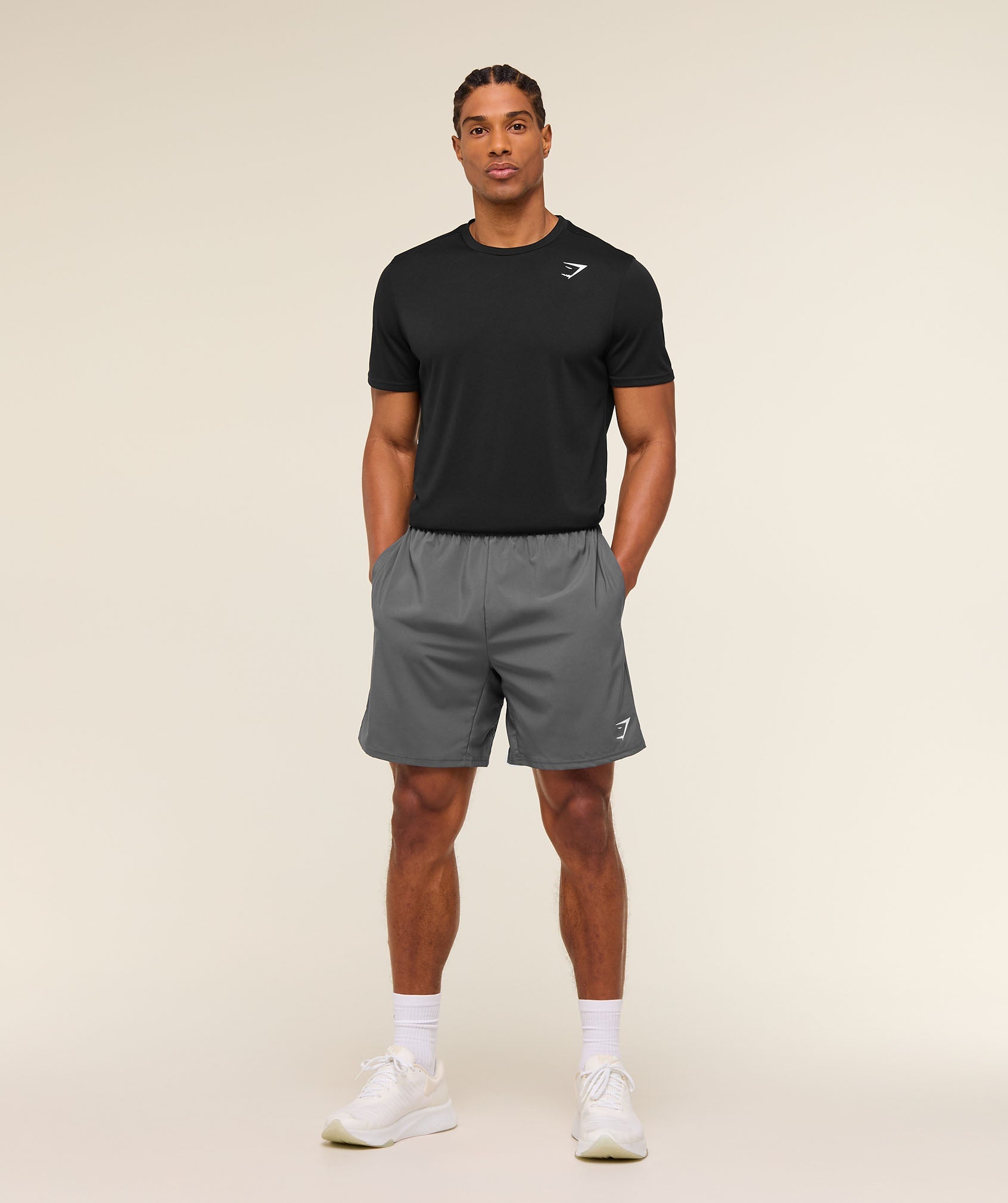 Gymshark Arrival 7" Shorts Silhouette Grey