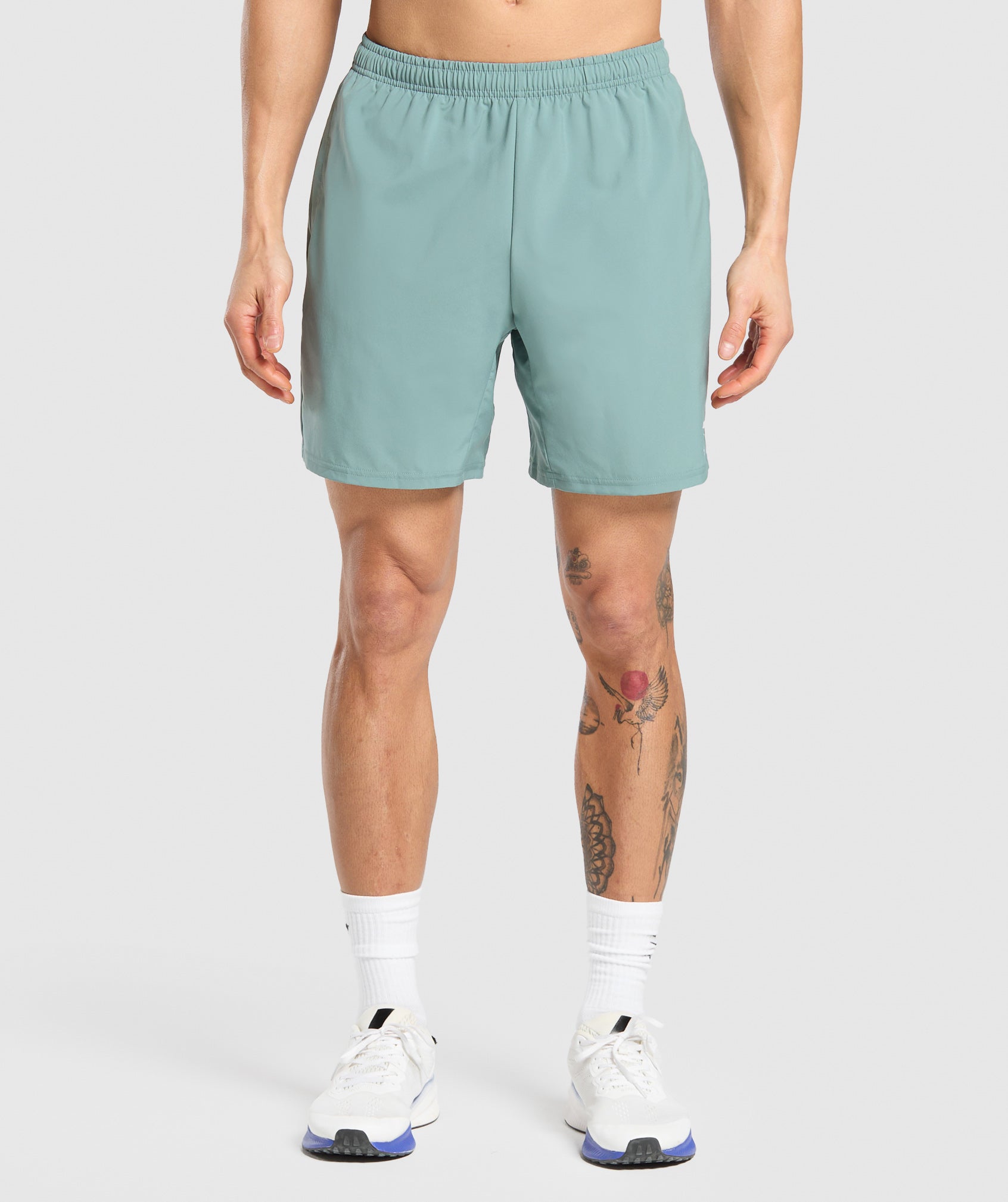 Gymshark Arrival 7" Shorts Celeste Blue