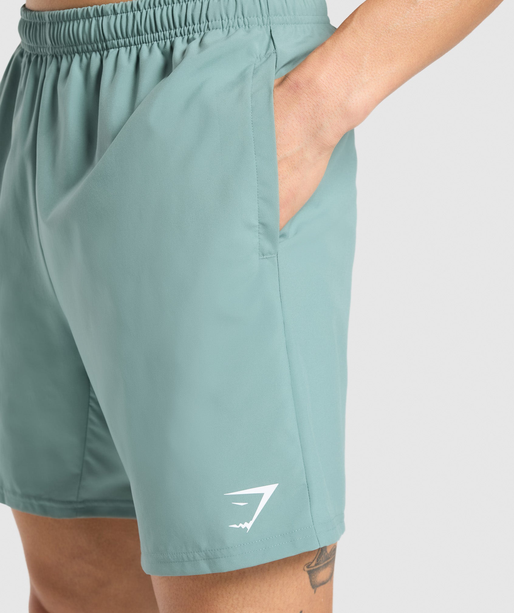Gymshark Arrival 7" Shorts Celeste Blue