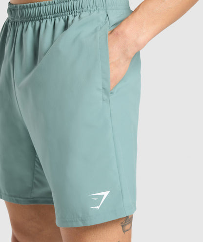Gymshark Arrival 7" Shorts Celeste Blue