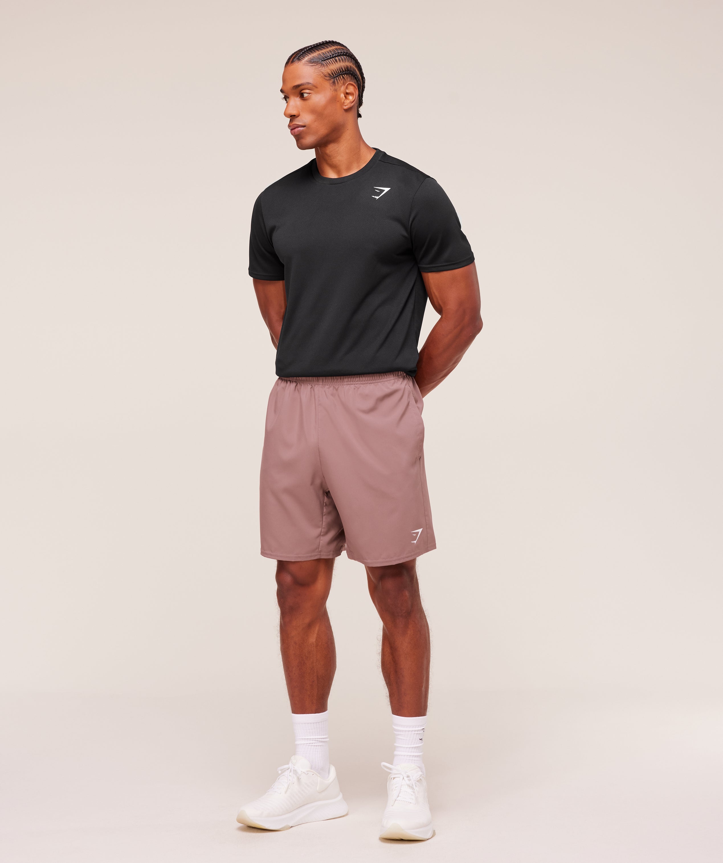 Gymshark Arrival 7" Shorts Chestnut Pink