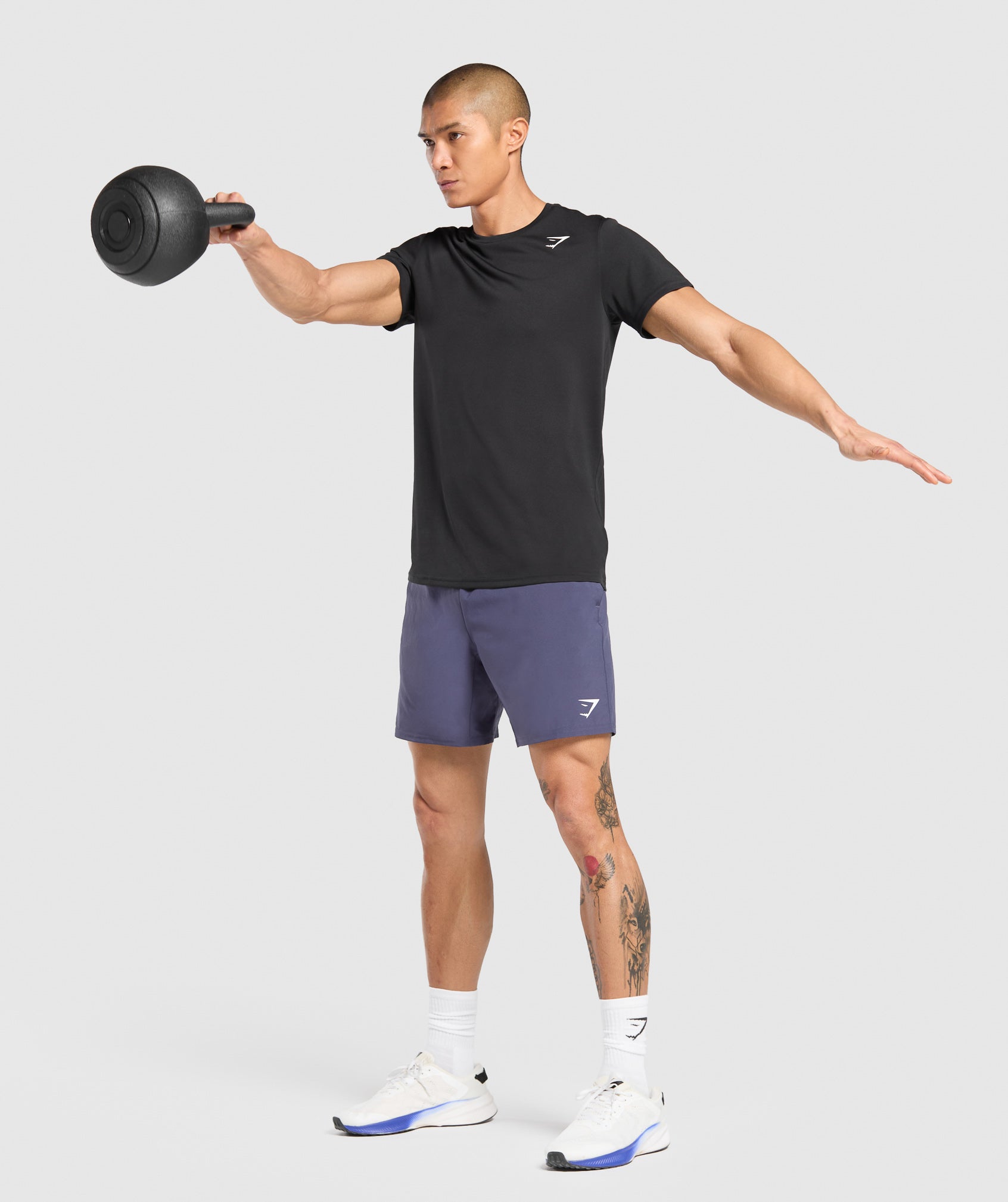 Gymshark Arrival 7" Shorts Weighted Purple