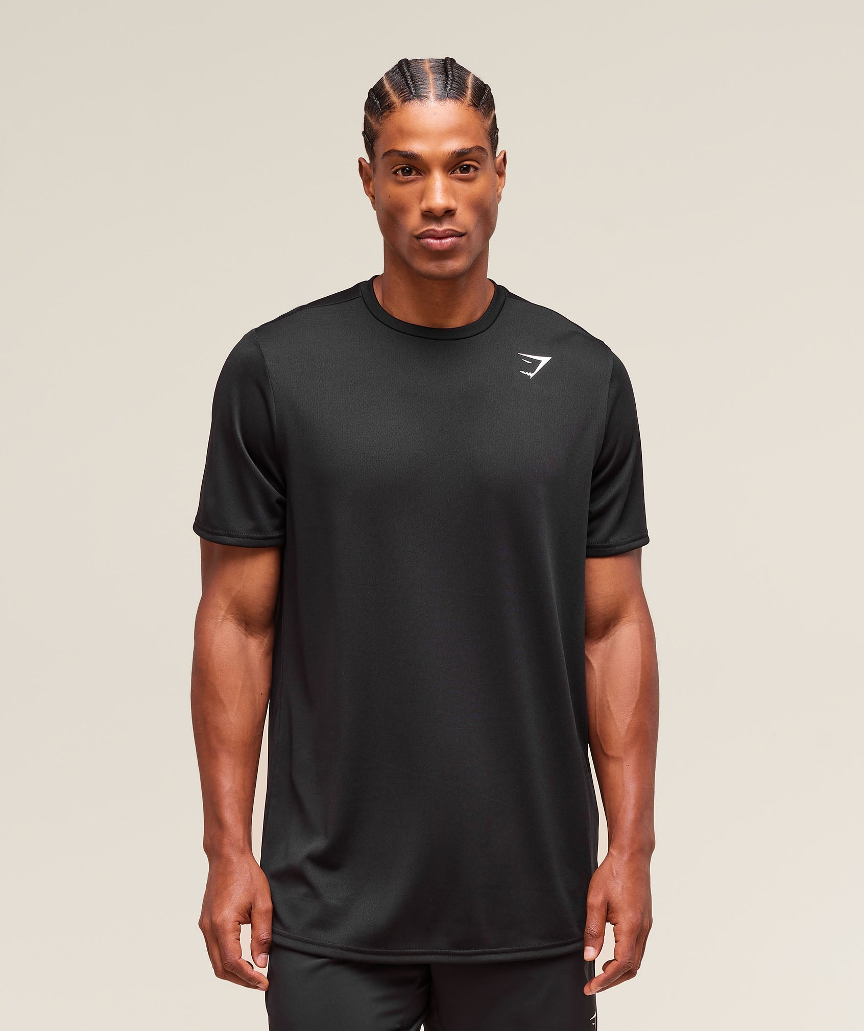 Gymshark Arrival T-Shirt (Tall) Black