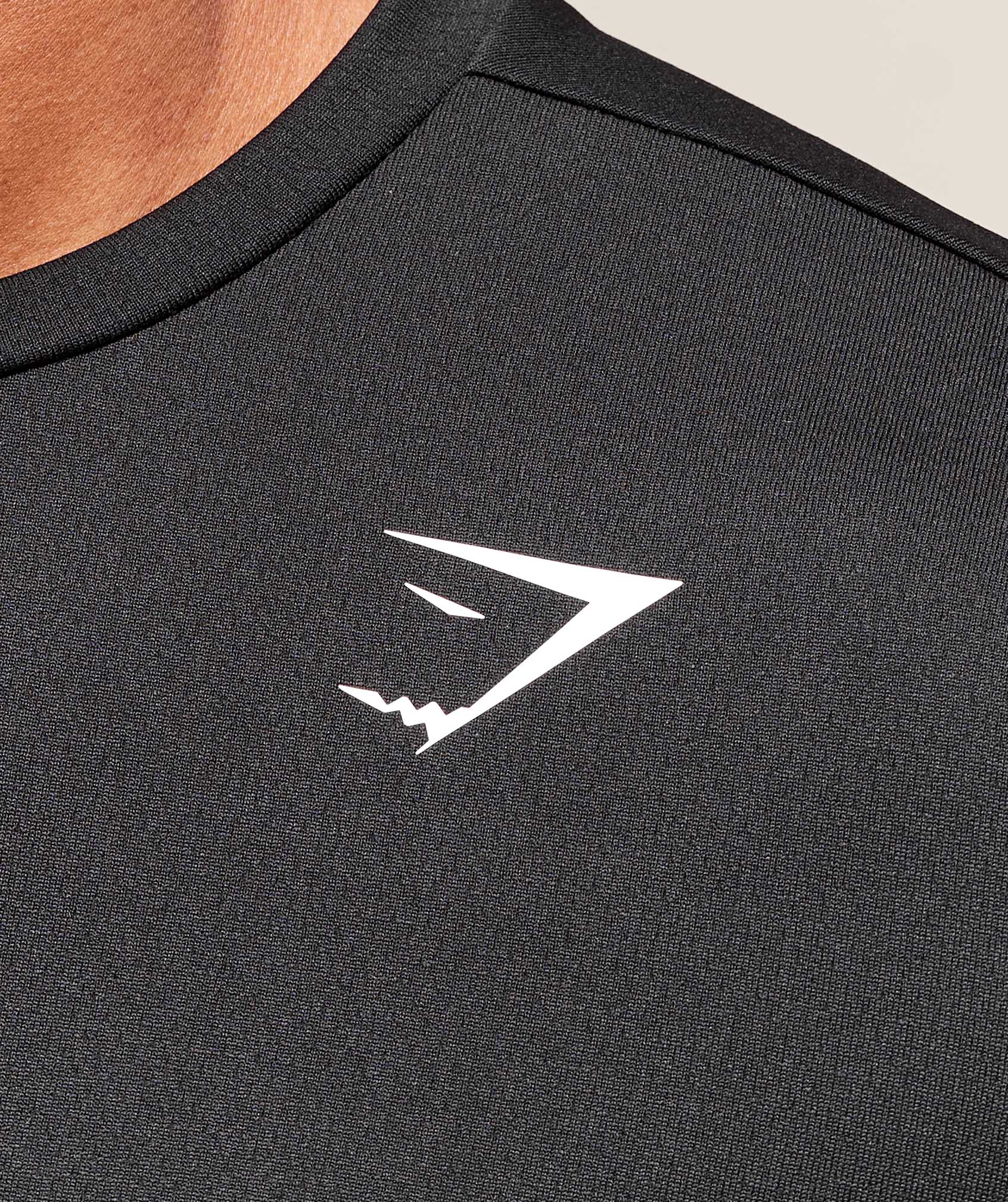 Gymshark Arrival T-Shirt (Tall) Black