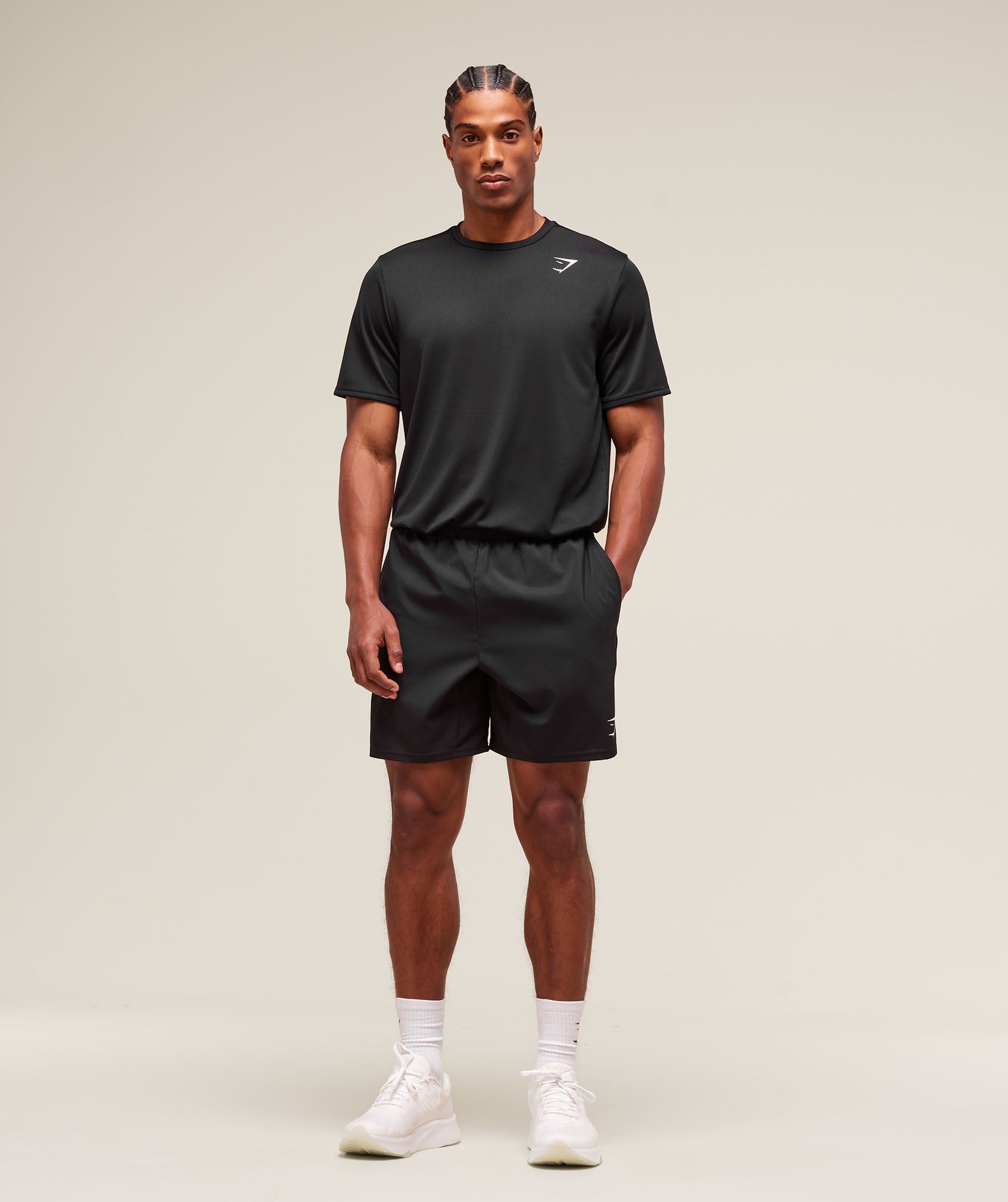 Gymshark Arrival T-Shirt (Tall) Black