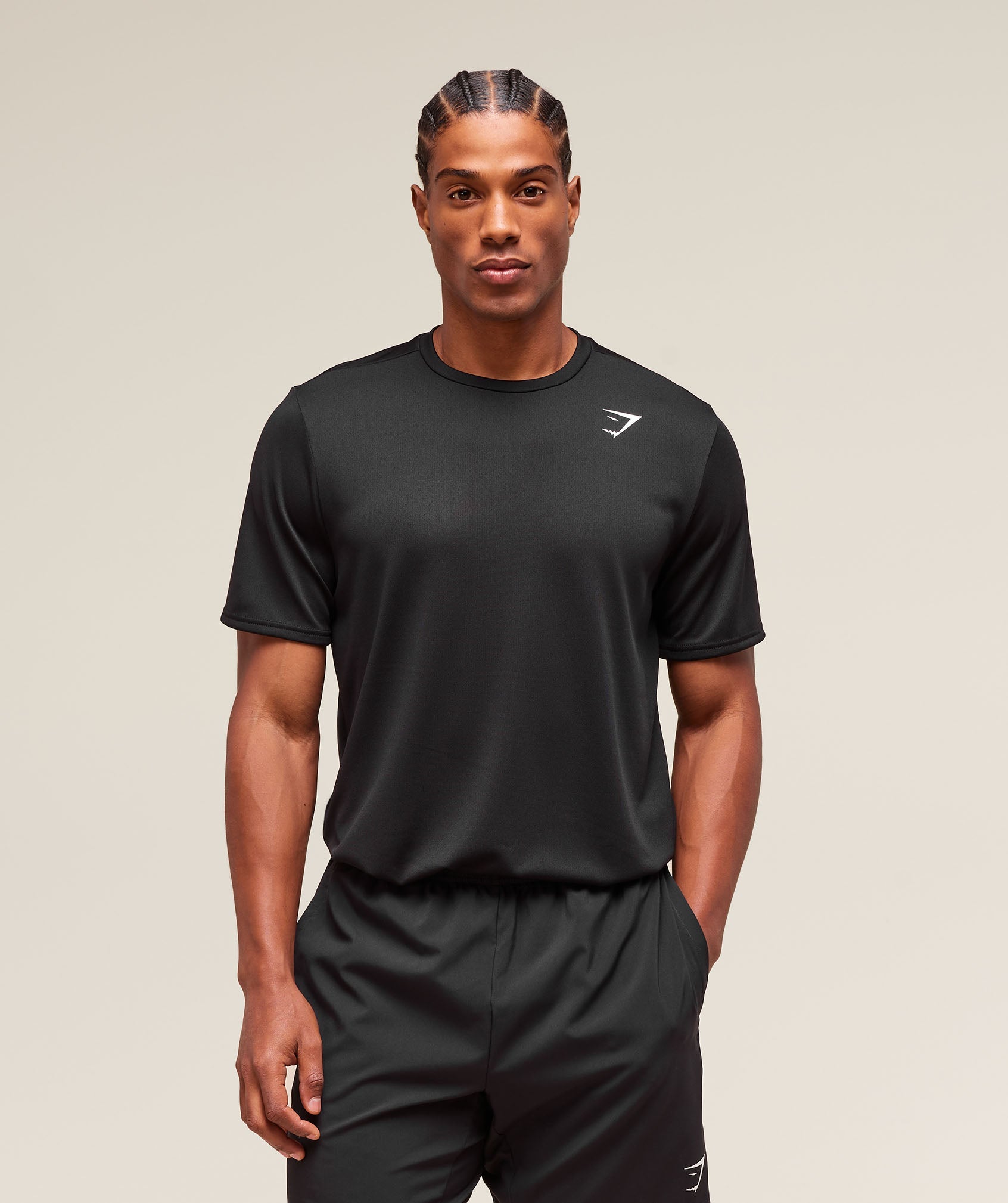 Gymshark Arrival T-Shirt (Tall) Black