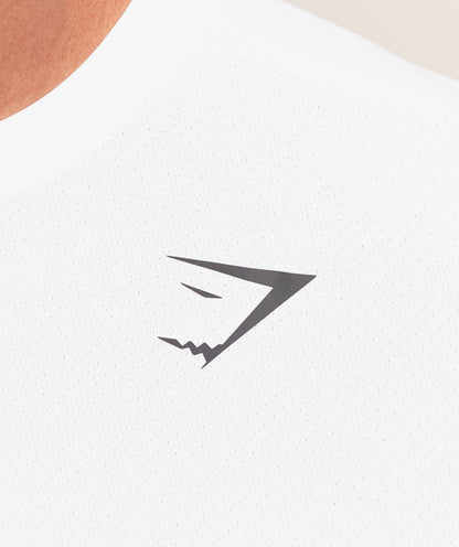 Gymshark Arrival T-Shirt (Tall) White