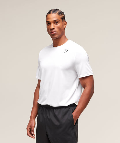 Gymshark Arrival T-Shirt (Tall) White