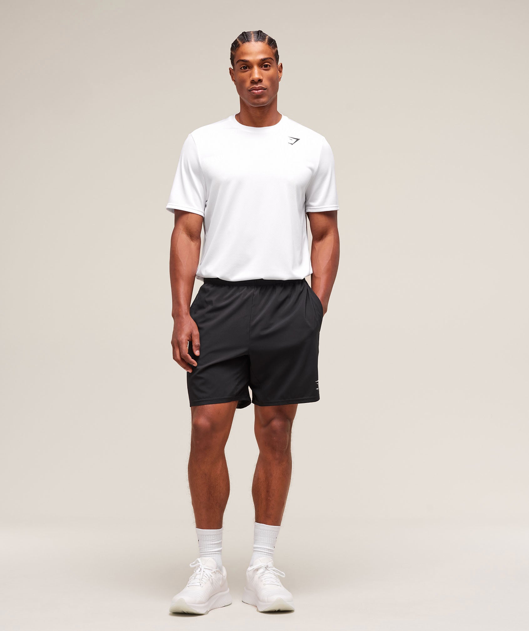 Gymshark Arrival T-Shirt (Tall) White
