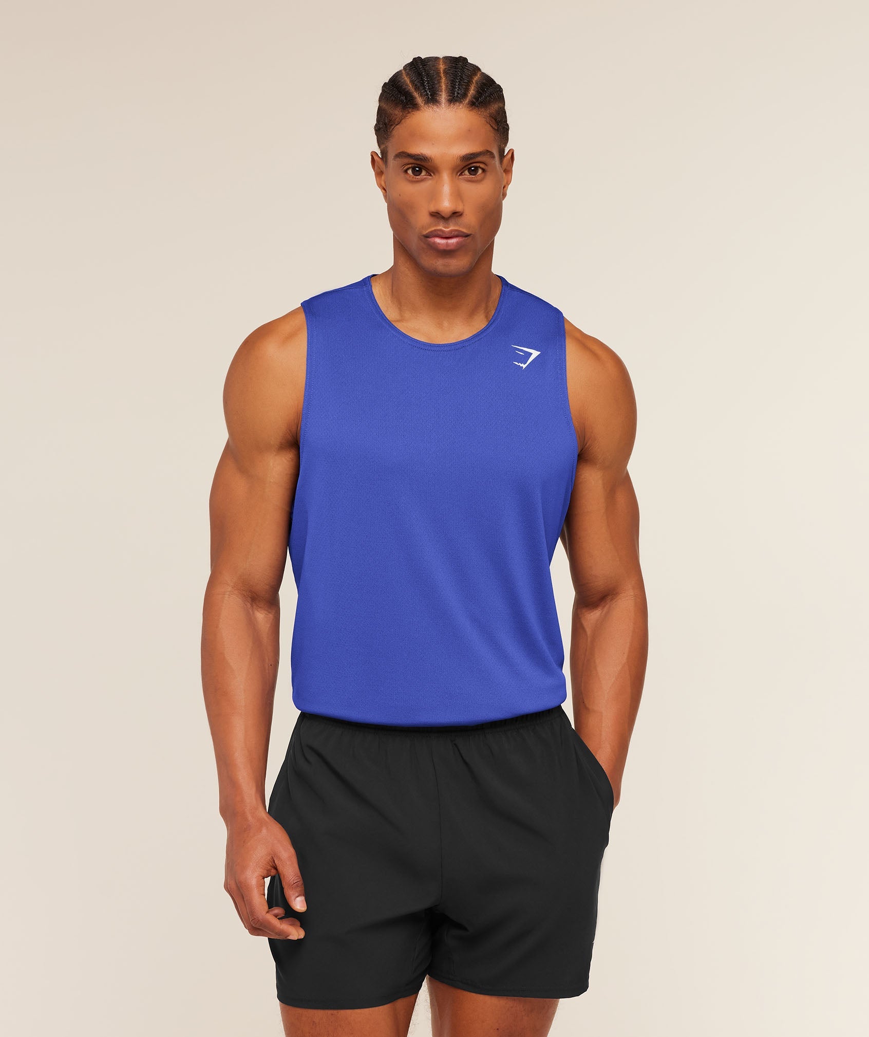 Gymshark Arrival Tank Force Blue