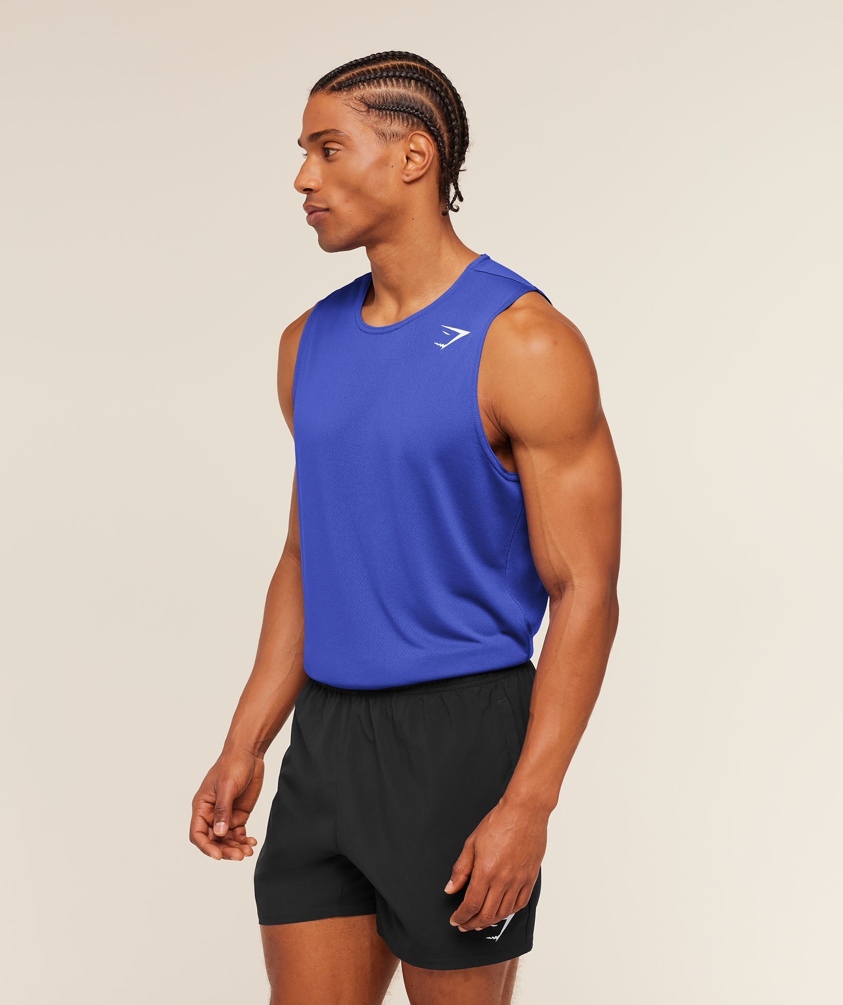 Gymshark Arrival Tank Force Blue