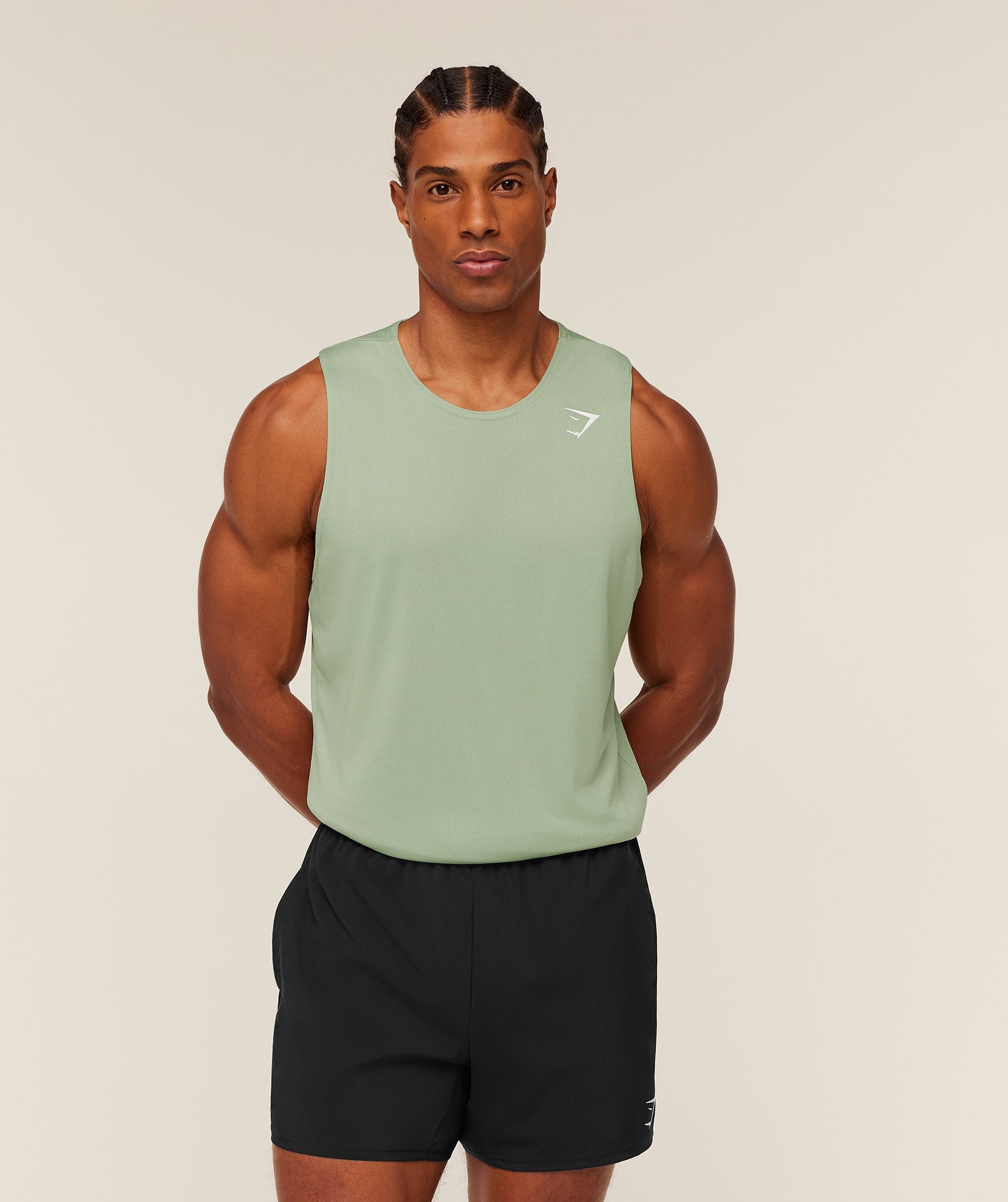 Gymshark Arrival Tank Gs Haze Green