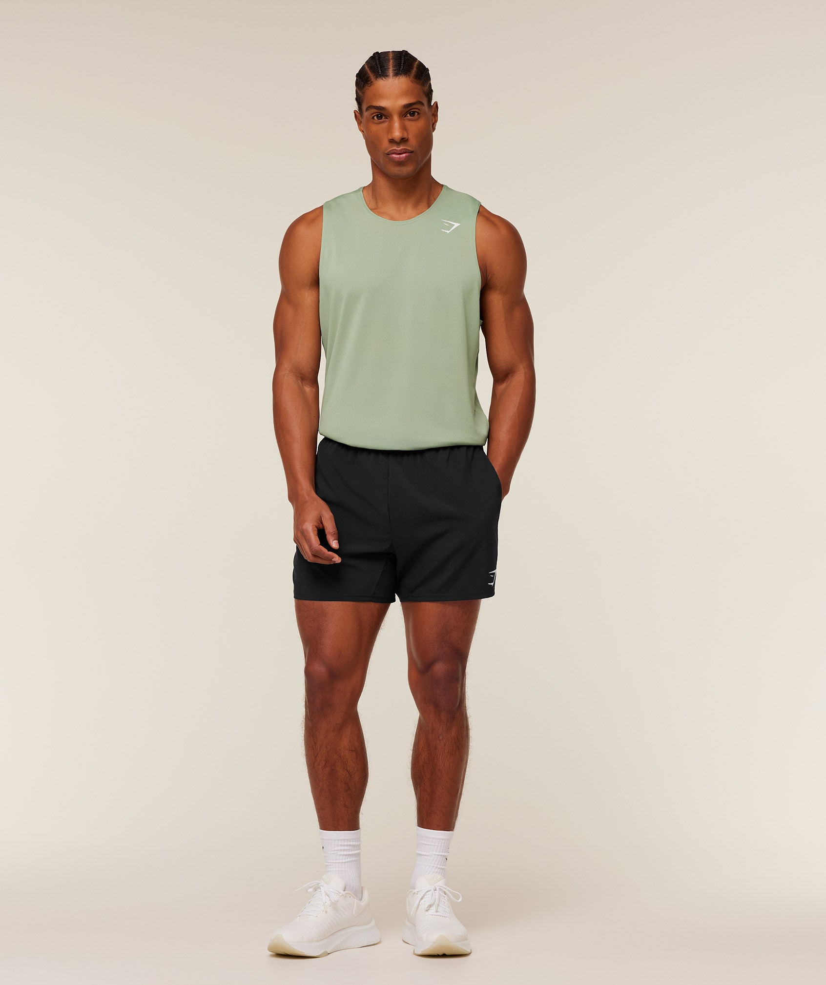 Gymshark Arrival Tank Gs Haze Green