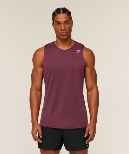 Gymshark Arrival Tank Gs Impact Burgundy