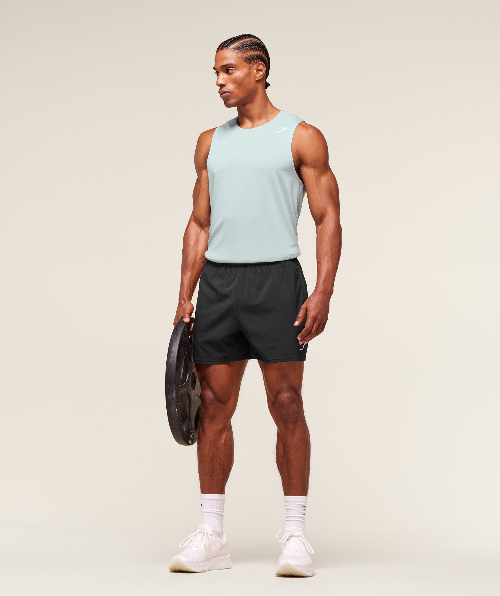 Gymshark Arrival Tank Smoke Blue