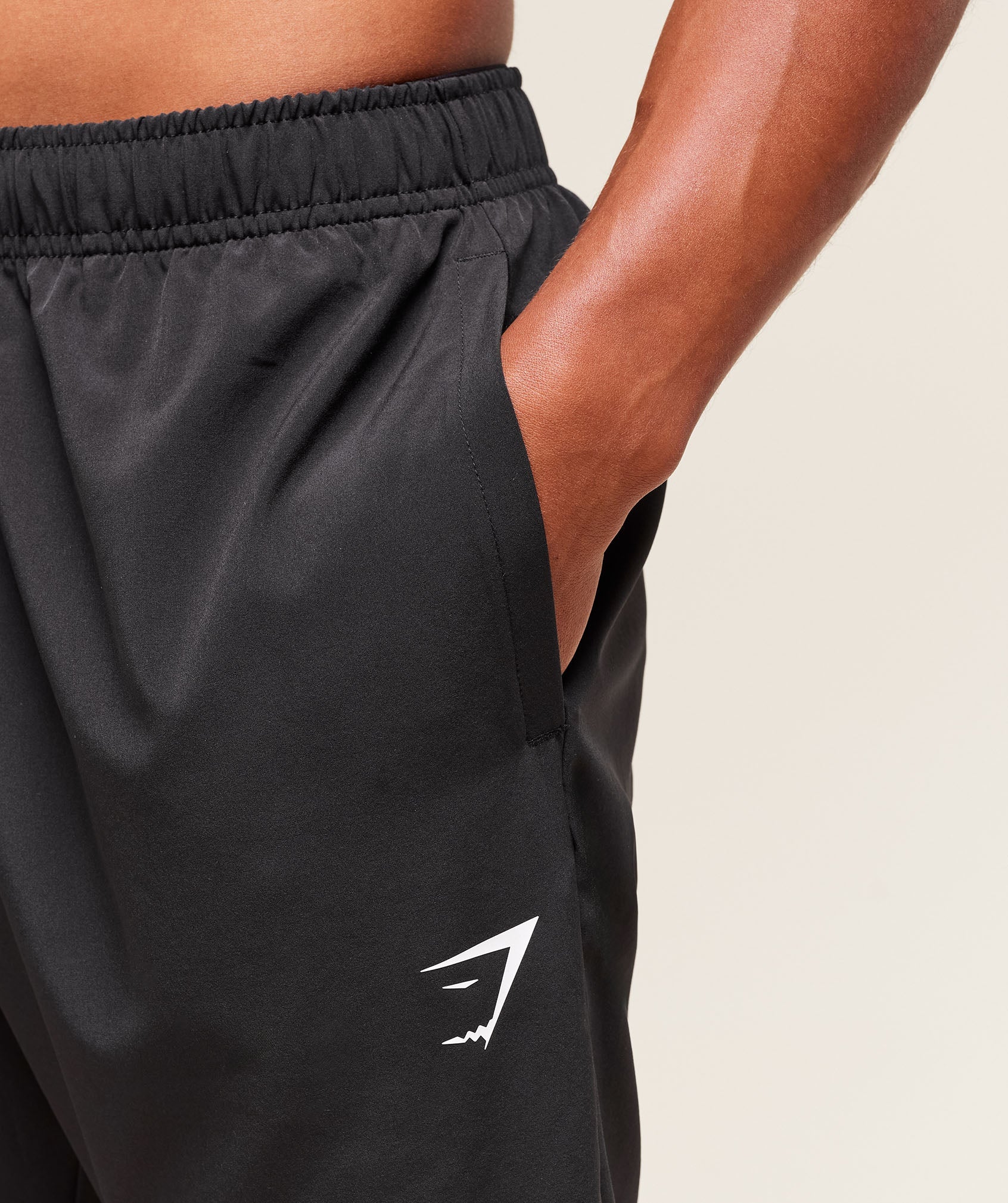 Gymshark Arrival Woven Tall Joggers Black