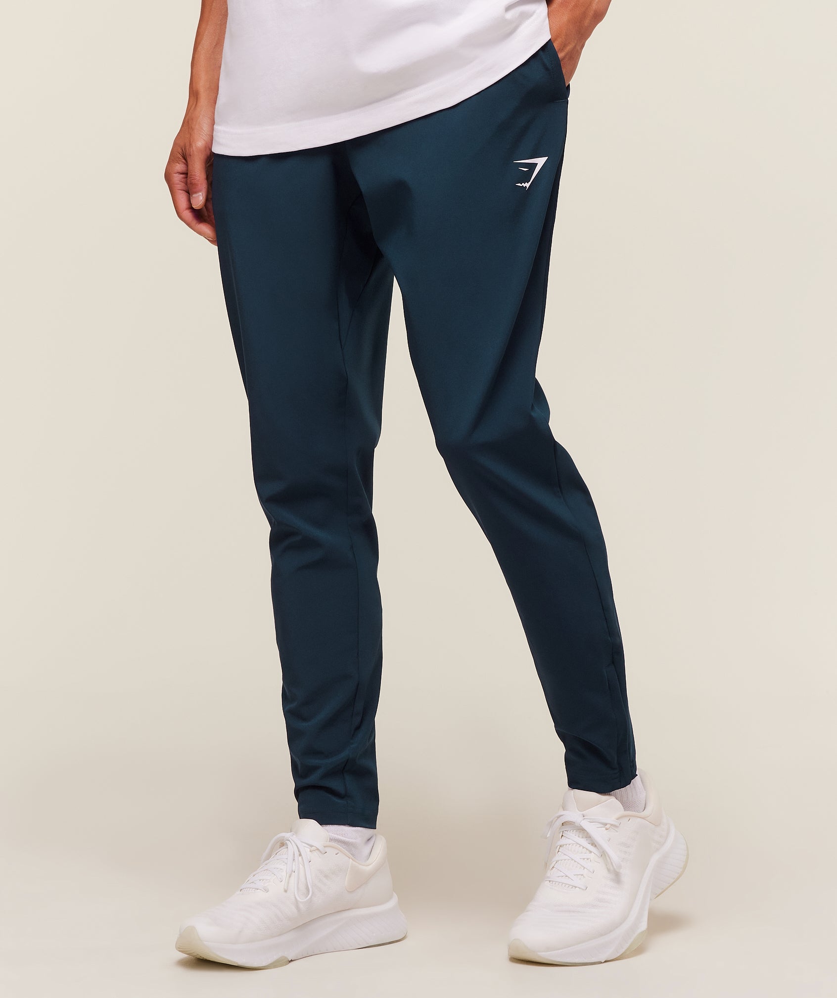 Gymshark Arrival Woven Tall Joggers Navy