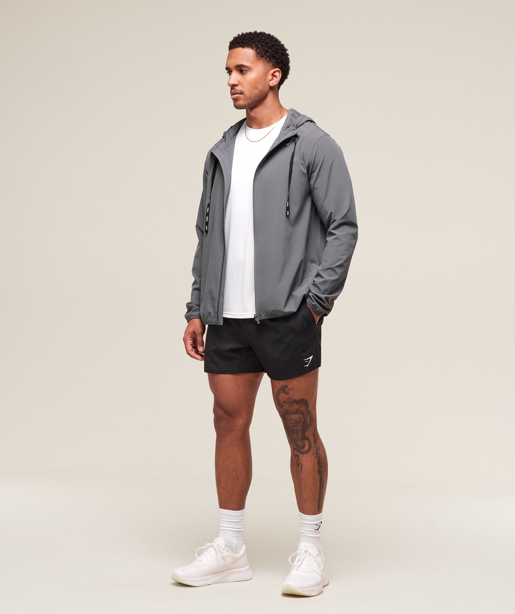 Gymshark Arrival Track Jacket Silhouette Grey