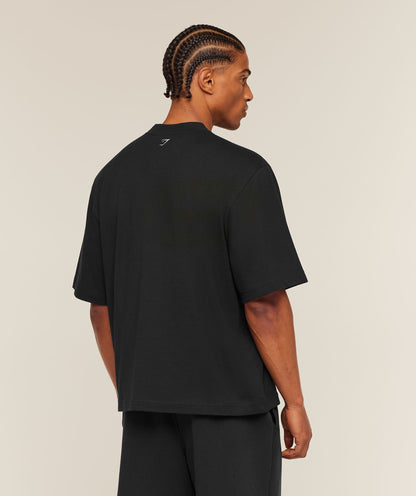 Gymshark Ath-State Graphic T-Shirt Black