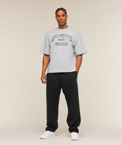 Gymshark Ath-State Graphic T-Shirt Light Grey Core Marl