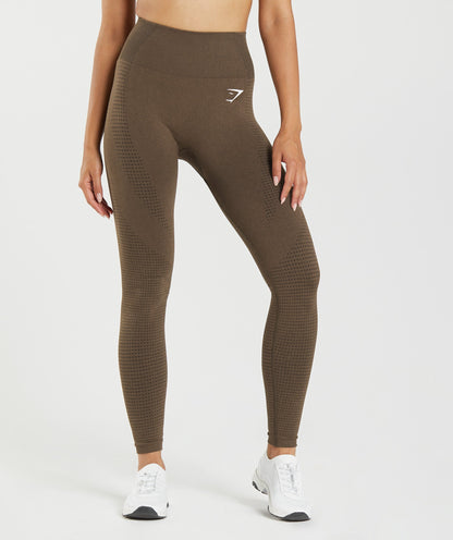 Women's Gymshark Vital Regular Leggings Espresso Marl