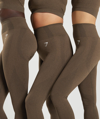Women's Gymshark Vital Leggings Espresso Marl