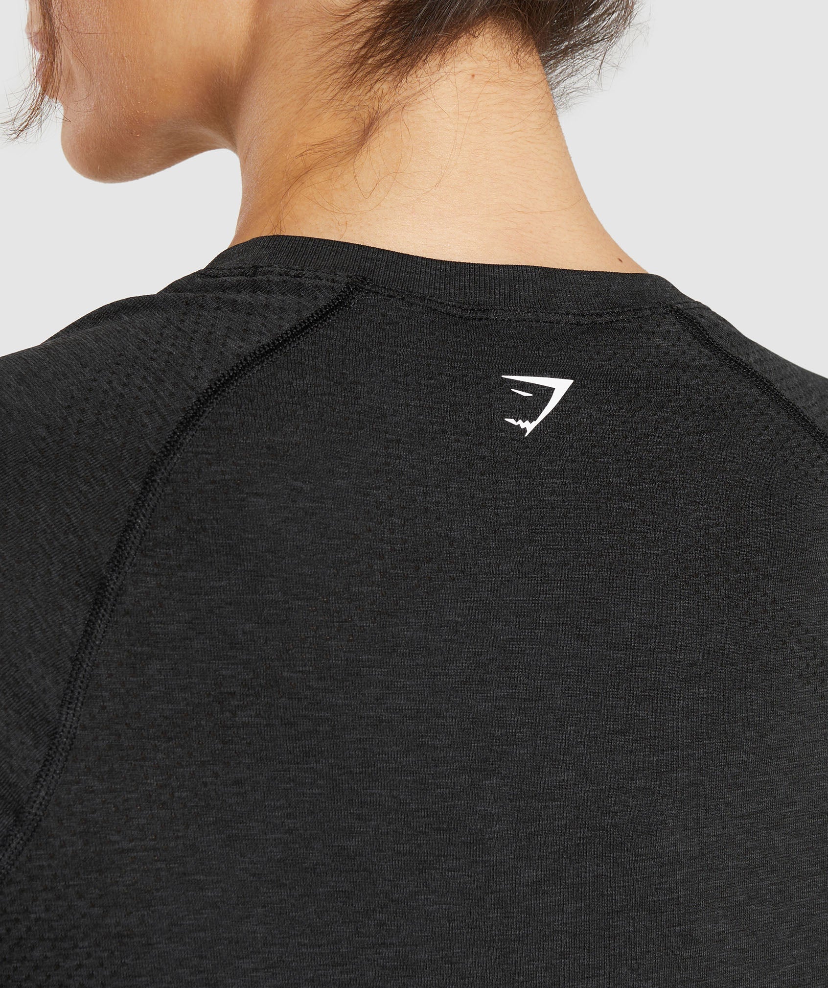 Women's Gymshark Vital Light T-Shirt Black Marl