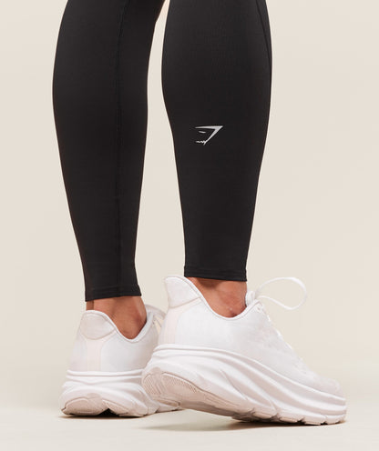 Women's Gymshark Running Pocket Leggings Black