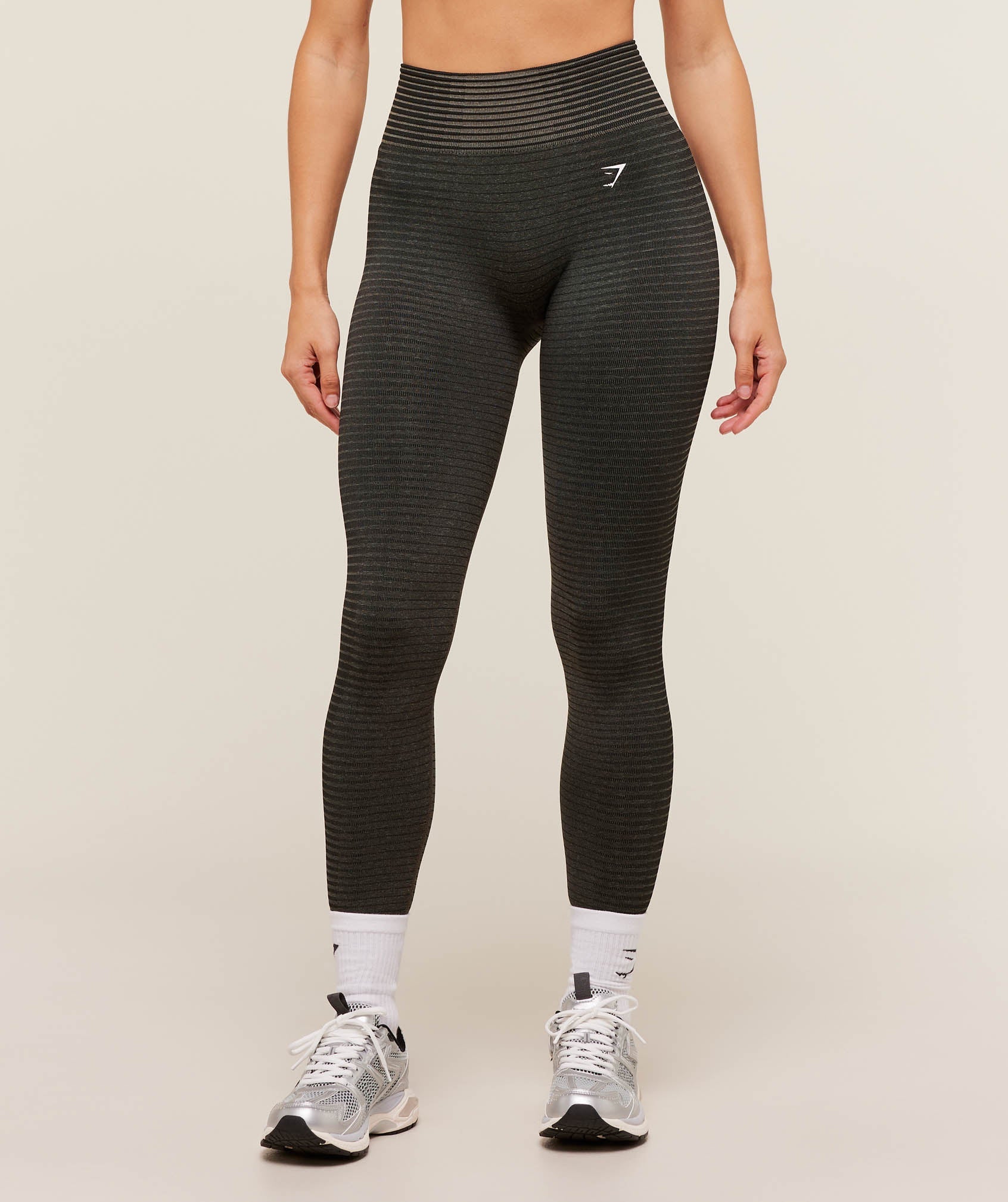 Women's Gymshark Sport Seamless Leggings Camo Brown