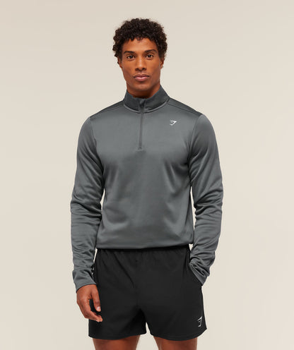 Gymshark Training 1/4 Zip Graphite Grey