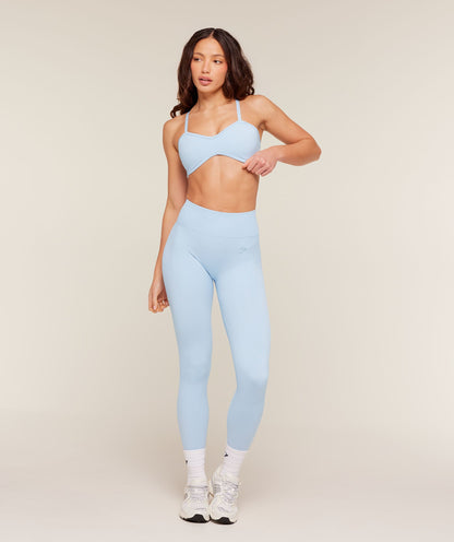 Women's Gymshark Poise Seamless Leggings Chilled Blue